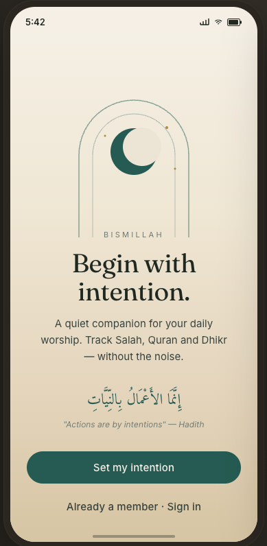 Ruhly – Muslim Habit Tracker